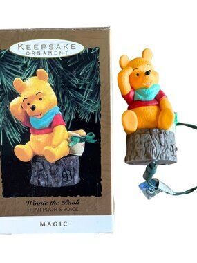 Entire Closet $5! Vintage 1993 Hallmark Keepsake Magic Winnie The Pooh Ornament